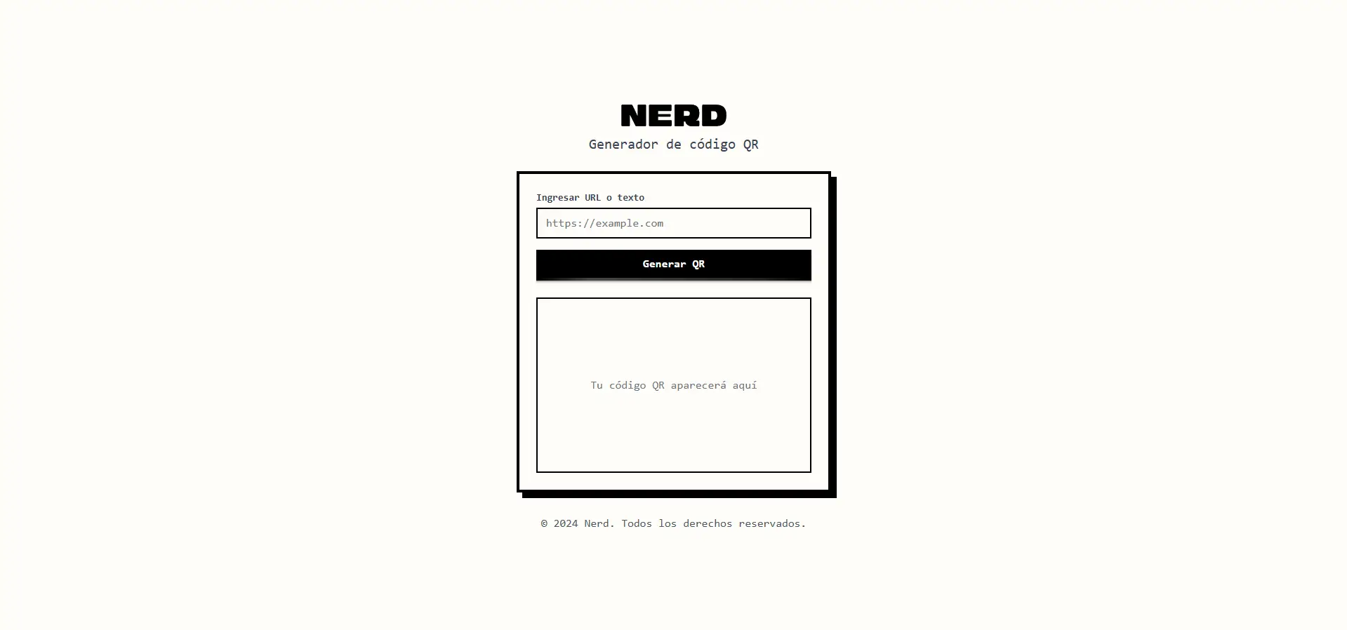 Generador QR