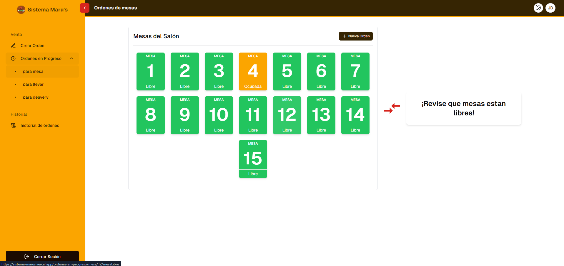 Imagen 2 del proyecto Sistema de pedido